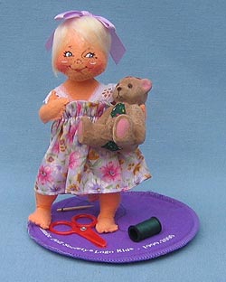 Annalee 7" Mending My Teddy Logo 1999 - Mint - 966699