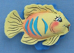 Annalee 3" Yellow Fish Pin - Mint - 971200