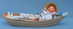 Annalee 10" Girl in Boat - Mint - 971599ox