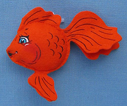 Annalee 4" Orange Fish Magnet - Mint - 972002