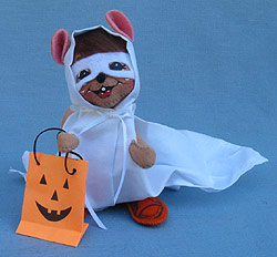 Annalee 7" Spook the Ghost Mouse - Mint - 975902