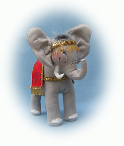 Annalee 10" Circus Elephant - Prototype - One of a Kind - Mint - 980003