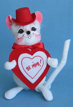 Annalee 7" Valentine Boy Mouse - Mint - 983202ox