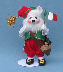 Annalee 8" Dominic The Italian Bear - Mint - 985305