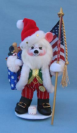 Annalee 8" Kris The American Bear - Mint - 985307