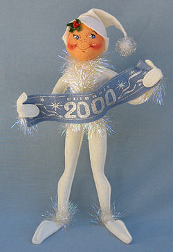 Annalee 14" Frosty 2000 Elf - Near Mint - 987999oxa