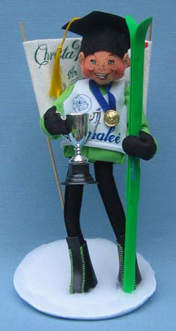 Annalee 10" Christa McAuliffe Ski Doll - Mint - 994793