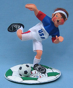 Annalee 10" Soccer Player - Mint - 995094s