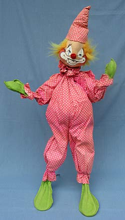 Annalee 29" Pink Clown - Excellent / Very Good - A342-76pink