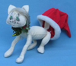 Annalee 12" Sneaky Christmas Cat - Near Mint - A41-66a