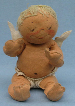 Annalee 12" Baby Angel with Yarn Hair - Excellent / Very Good - B12-55xx