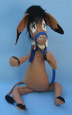 Annalee 18" Patriotic Donkey - Near Mint - B31-68