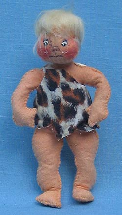 Annalee 7" Bush Beater Baby with Blonde Hair - Excellent/ Very Good - BBB-82a