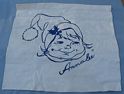 Annalee 26" x 24" Elf Head Blue Banner - Mint / Near Mint - BSBL