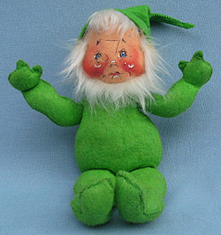 Annalee 12" Lime Green Gnome - Excellent - C151-71lgcry