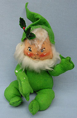 Annalee 12" Lime Green Gnome - Very Good - C151-71lgox