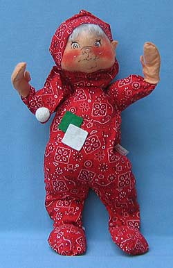 Annalee 18" PJ Stocking Boy Bewildered - Near Mint - C153-76b