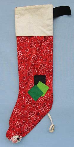 Annalee 22" Christmas Stocking - Very Good - C177-76wa