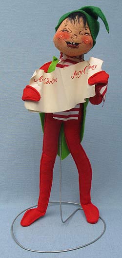 Annalee 18" Caroler Boy - Very Good - C212-75xo2