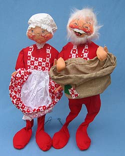 Annalee 29" Mr & Mrs Santa Cardholders - Near Mint - C68-C69-71