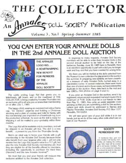 Annalee Vol 3 Issue 1-1985 Collector Magazine - CM85-1