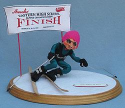 Annalee 10" Skier - Eastern High School Alpine Champion - Mint - Skier-EHACT-111