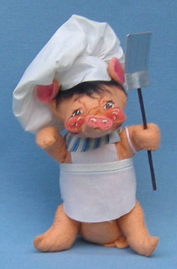 Annalee 8" Boy Barbecue Pig - Near Mint - G570-80