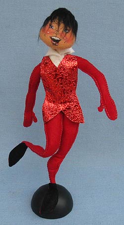 Annalee 10" Go Go Boy with Red Vest - Mint - L45-67r