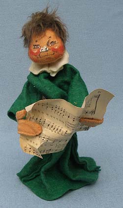 Annalee 10" Green Choir Boy - Near Mint - M22-67grBR