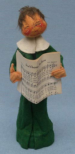 Annalee 10" Green Choir Boy - Near Mint - M22-67grBRx