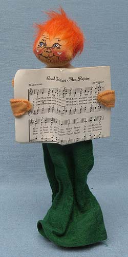 Annalee 10" Green Choir Boy - Mint - M22-67grOR2