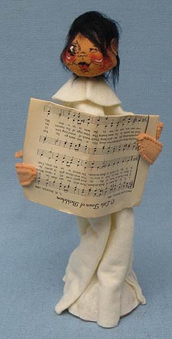 Annalee 10" White Choir Boy - Mint - M22-67whw