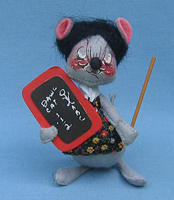 Annalee 7" Teacher Mouse - Mint - M474-76