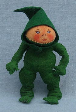 Annalee 7" Baby in Green - Mint - M70-59