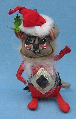 Annalee 7" Mr Santa Mouse - Excellent - M88-67a