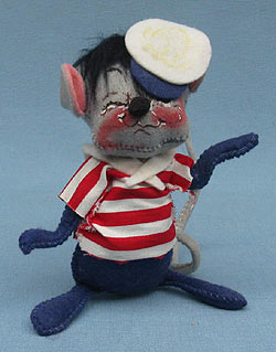 Annalee 7" Mount Washington Sailor Mouse - Mint - Signed - MTWASHs