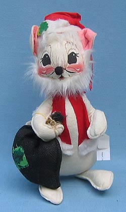 Annalee 12" Mr Santa Mouse - Excellent - N152-79