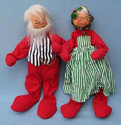 Annalee 18" Mr & Mrs Santa - Near Mint - N37-N36-68a