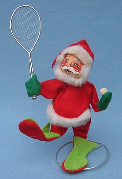 Annalee 7" Tennis Santa - Mint / Near Mint - N5-77