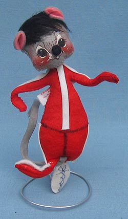 Annalee 7" Jogger Mouse in Red - Mint / Near Mint - R409-79re