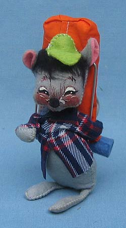 Annalee 7" Hiker Mouse with Backpack - Excellent - R485-80