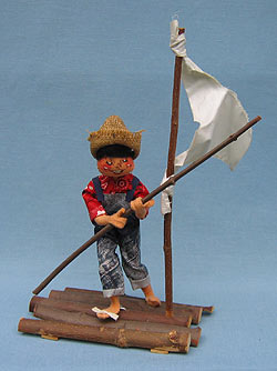 Annalee 10" Boy on Raft - Near Mint - R532-80