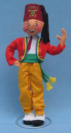 Annalee 10" Shriner - Mint - Shriner-84