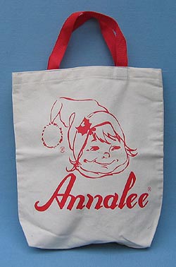 Annalee 13" Annalee Canvas Tote Bag - Mint - TOTERW