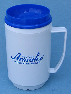 Annalee 7" Annalee Mobilitee Dolls Insulated Travel Cup - Mint - TRAVCUP