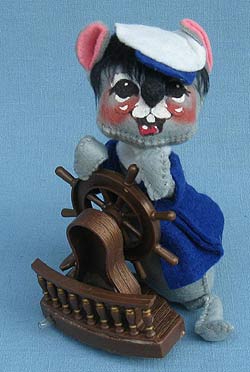 Annalee 7" Yachtsman Boating Mouse - Mint - X106-71