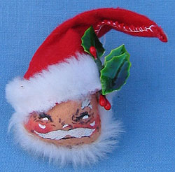 Annalee 3" Santa Head Pin - Near Mint - X160-70xx