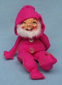 Annalee 7" Pink Gnome - Mint - Z260-71xo