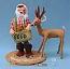 Annalee 10" Santa Feeding Reindeer - Mint - 540191