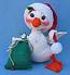 Annalee 12" Santa Duck Holding Sack - Mint / Near Mint - 741690